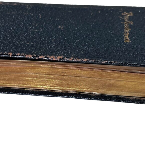 Holman Vest Pocket Pronouncing New Testament Bible Leather 1928 - Picture 3 of 16